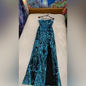 Floor length dress